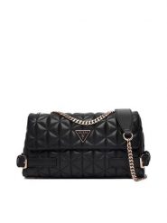 Guess Torebka Paisleigh HWQG98 83210 Czarny. Czarne torebki do ręki damskie Guess, z aplikacjami, ze skóry, wizytowe, bez dodatków. Za 589.99 zł.