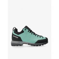 Buty podejściowe damskie Scarpa Zodiac. Zielone obuwie sportowe damskie Scarpa, bez wzorów, wspinaczkowe. Za 607.99 zł.