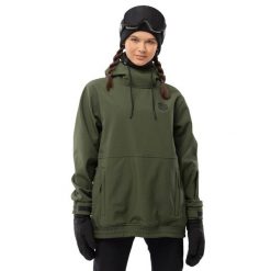 Damska kurtka snowboardowa Sporty zimowe Siroko W1-W Kilimanjaro. Zielone kurtki damskie SIROKO, l, bez wzorów, bez kaptura, narciarskie. W wyprzedaży za 294.95 zł.