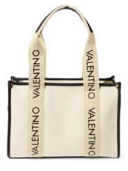 VALENTINO HANDBAGS shopper - świeczka Kobiety beżowy, ONE SIZE. Brązowe torebki shopper damskie VALENTINO HANDBAGS, bez wzorów, z tkaniny, eleganckie, bez dodatków. Za 479.95 zł.