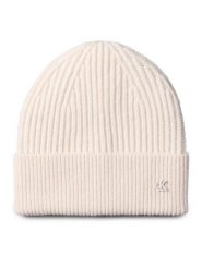 Calvin Klein Czapka Ck Metal Wool Beanie LV04D8032G Écru. Rękawiczki damskie Calvin Klein, na zimę, bez wzorów, z materiału. Za 169.99 zł.