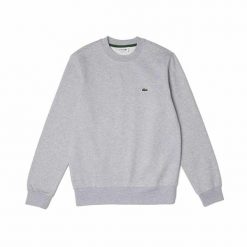 Bluza bez kaptura Męska Lacoste Jasnoszary. Szare bluzy sportowe męskie Lacoste, m, bez wzorów, z bawełny, bez kaptura, trekkingowe. Za 542.50 zł.