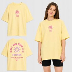 T-SHIRT DZIEWCZĘCY 4F SPORTOWY KOSZULKA Z. Żółte t-shirty i topy dla dziewczynek 4f, bez wzorów, bez ramiączek. Za 59.99 zł.