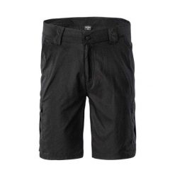 Męskie Spodenki Z Logo Ibg Loop. Czarne krótkie spodenki sportowe męskie Hi-tec, m, bez wzorów, trekkingowe. Za 87.99 zł.