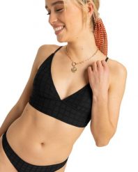 Stanik bikini dla Kobiety CAMILO Czarny. Czarne bikini damskie Roxy, xs, bez wzorów. Za 219.99 zł.