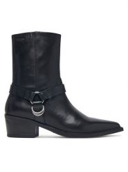Vagabond Shoemakers Kowbojki Kelsey 6210-001-20 Czarny. Czarne botki damskie Vagabond Shoemakers, ze skóry, bez obcasa, na słupku, bez zapięcia. Za 779.99 zł.