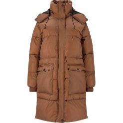 Parka dla kobiet Whistler Amatos. Brązowe parki damskie Whistler, uniwersalny, bez wzorów, z materiału, eleganckie, bez kaptura. Za 357.50 zł.