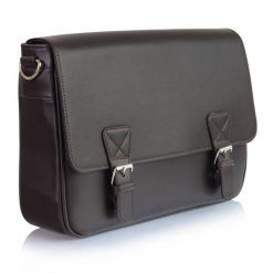 Torba męska Tizano czekolada TM14-E1. Czarne torby na laptopa męskie TIZANO, bez wzorów, z materiału. Za 160.00 zł.