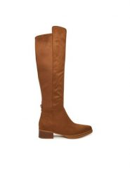 MICHAEL Michael Kors Muszkieterki Lex 40F5LXMB5S Brązowy. Brązowe kozaki damskie MICHAEL Michael Kors, z materiału, bez obcasa, na płaskiej podeszwie. Za 879.99 zł.