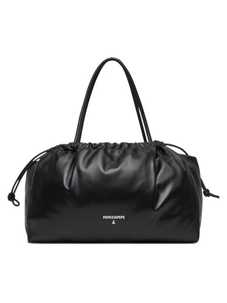 Patrizia Pepe Torebka 8B0250/L147 Czarny. Czarne torebki do ręki damskie Patrizia Pepe, bez wzorów, ze skóry, bez dodatków. Za 949.99 zł.