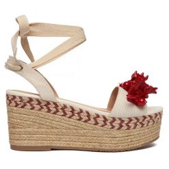 Espadryle Liu Jo. Białe espadryle damskie Liu Jo, bez wzorów, bez obcasa, bez zapięcia. Za 519.99 zł.