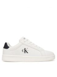 Calvin Klein Sneakersy V3X9-83284-1355X M Biały. Białe buty sportowe chłopięce Calvin Klein, bez wzorów, ze skóry, bez zapięcia. Za 349.99 zł.