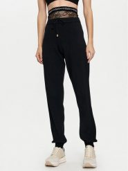 Liu Jo Sport Spodnie materiałowe TF4041 MS63L Czarny Regular Fit. Czarne spodnie sportowe damskie Liu Jo Sport, l, bez wzorów, z materiału. Za 359.99 zł.