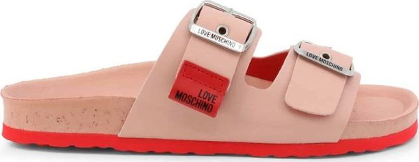 Love Moschino Stylowe damskie klapki Love Moschino. Klapki damskie Love Moschino, bez wzorów, eleganckie, bez obcasa. Za 409.00 zł.