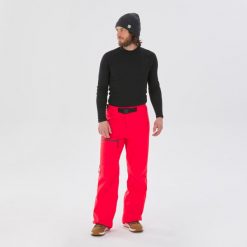 Spodnie narciarskie męskie Wedze FR Patrol. Czerwone spodnie snowboardowe męskie WED'ZE, na zimę, m, bez wzorów, z materiału, narciarskie. W wyprzedaży za 299.99 zł.