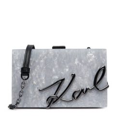Torebka KARL LAGERFELD. Białe torebki do ręki damskie KARL LAGERFELD, bez wzorów, wizytowe, bez dodatków. Za 849.99 zł.