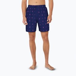 Szorty kąpielowe męskie Nike Luxe Letter 7" Volley. Niebieskie kąpielówki męskie Nike, m, bez wzorów, do pływania. Za 209.99 zł.