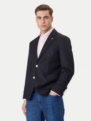Tommy Hilfiger Marynarka Pennu Crest Club MW0MW41807 Granatowy Slim Fit. Niebieskie marynarki męskie Tommy Hilfiger, bez wzorów, z wełny. Za 1,409.99 zł.