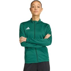 Bluza damska adidas Entrada 26 Track. Zielone bluzy sportowe damskie Adidas, bez wzorów, z poliesteru, bez kaptura, na fitness i siłownię, climacool (adidas). Za 121.99 zł.