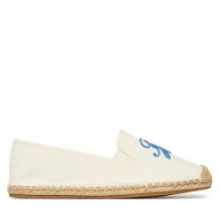 Espadryle Tommy Hilfiger. Białe espadryle damskie Tommy Hilfiger, bez wzorów, bez obcasa, bez zapięcia. Za 289.99 zł.