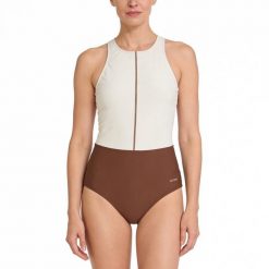 Damski kostium kąpielowy 1-częściowy Squba Life. Białe kostiumy jednoczęściowe damskie Softee, xl, bez wzorów, sportowe, do pływania. Za 158.00 zł.