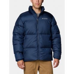 Kurtka Zimowa Męska Columbia Puffect III. Niebieskie kurtki męskie Columbia, na zimę, m, bez wzorów, z materiału, sportowe, bez kaptura. Za 599.00 zł.