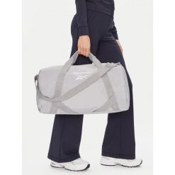 Torba sportowa Reebok. Szare plecaki damskie Reebok, bez wzorów, sportowe. Za 129.99 zł.
