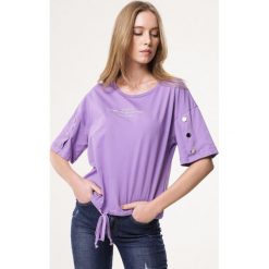 Fioletowy T-shirt Wasbian. T-shirty damskie Born2be. Za 19.99 zł.