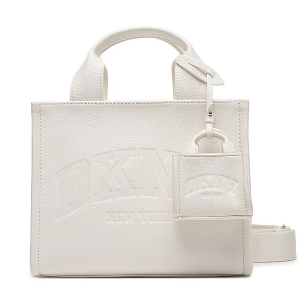 Torebka DKNY. Białe torebki do ręki damskie DKNY, bez wzorów, klasyczne, bez dodatków. Za 609.99 zł.