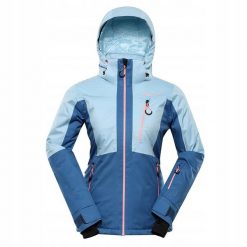 Kurtka damska narciarska Alpine Pro Reama 15.000. Niebieskie kurtki snowboardowe damskie Alpine Pro, l, bez wzorów, z materiału, długie, z kapturem, narciarskie. Za 629.00 zł.
