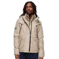 Kurtka Superdry Mountain SD Windcheater. Brązowe bluzki z długim rękawem męskie Superdry., m, bez wzorów, bez kołnierzyka. Za 489.45 zł.
