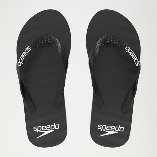 Klapki basenowe antypoślizgowe męskie Speedo Slide. Czarne klapki męskie Speedo, z materiału. Za 73.99 zł.