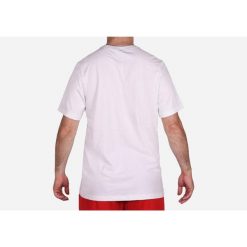Koszulka męska nike air jordan iconic jumpman logo tee white. Białe koszulki sportowe męskie Jordan, m, bez wzorów, z bawełny, bez kołnierzyka, bez ramiączek, do koszykówki. Za 139.00 zł.