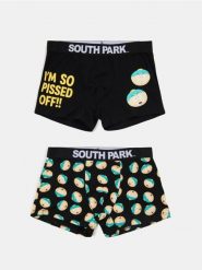 Bawełniane bokserki 2 pack South Park - wielobarwny. Bokserki męskie Sinsay, l, bez wzorów, z bawełny. Za 29.99 zł.