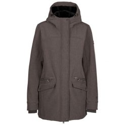 Kurtka Softshell Damska Anza TP75. Szare kurtki damskie Trespass, xl, bez wzorów, z softshellu, bez kaptura, trekkingowe. Za 297.99 zł.