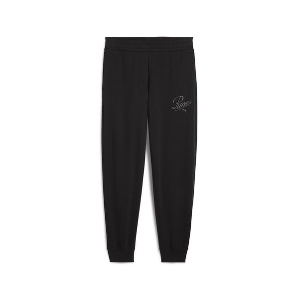 Damskie spodnie dresowe ESS SCRIPT Comfort PUMA Black. Czarne spodnie dresowe damskie Puma, s, bez wzorów, z dresówki. Za 153.30 zł.