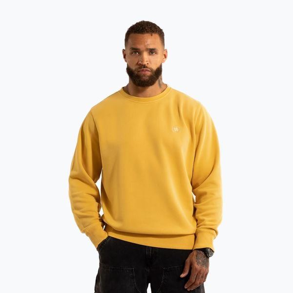 Bluza męska Pitbull Lancaster 2 Crewneck Sweatshirt. Żółte bluzy męskie PITBULL, l, bez wzorów, z bawełny, bez kaptura, na fitness i siłownię. Za 179.99 zł.