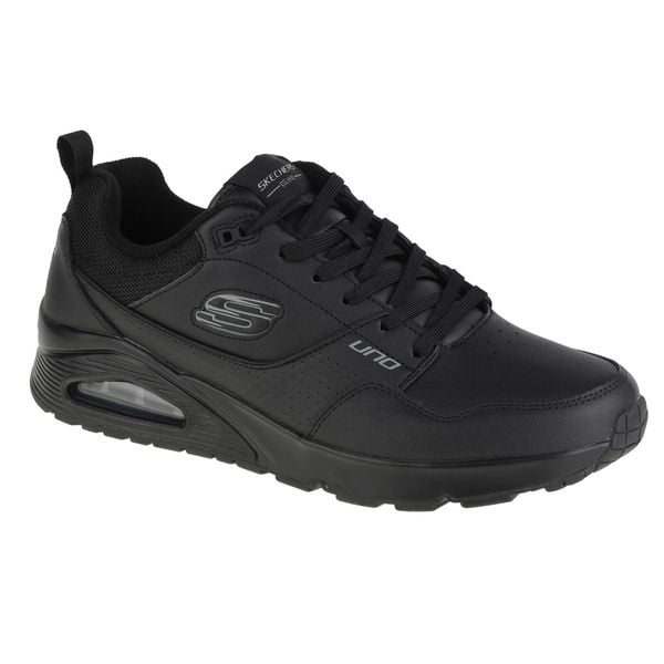 Buty sportowe Sneakersy męskie, Skechers Uno-Suroka. Czarne buty sportowe męskie Skechers, z gumy, bez zapięcia, trekkingowe. Za 369.00 zł.
