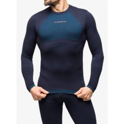 Bluza termoaktywna męska La Sportiva Synth Light Longsleeve. Niebieskie bluzy męskie La Sportiva, m, bez wzorów, bez kaptura. Za 219.99 zł.