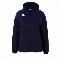 Damska bluza dresowa Kappa Fianta. Niebieskie bluzy sportowe damskie Kappa, m, bez wzorów, z dresówki, z kapturem, do biegania. Za 341.00 zł.