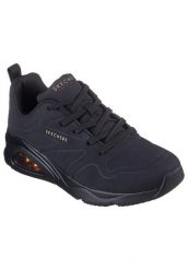 Buty sportowe damskie Skechers Tres air Uno Ah. Czarne obuwie sportowe damskie Skechers, bez wzorów, z materiału. Za 341.00 zł.