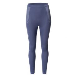 Damskie legginsy Hi-Tec Buraz. Niebieskie legginsy sportowe damskie Hi-tec, bez wzorów, na fitness i siłownię. Za 198.50 zł.