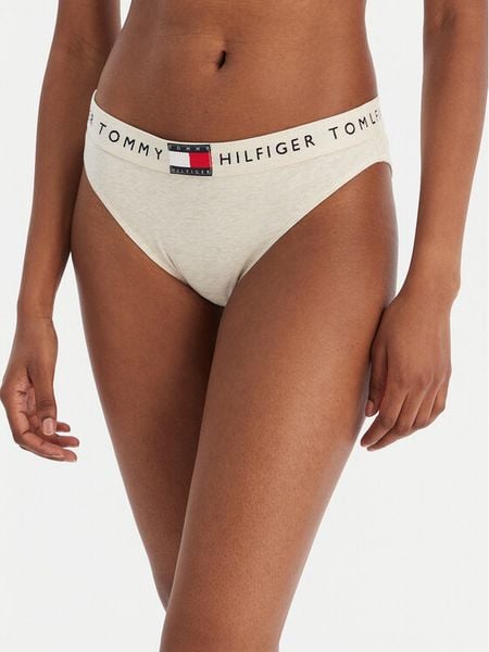 Tommy Hilfiger Figi klasyczne UW0UW06225 Écru. Figi damskie Tommy Hilfiger, s, bez wzorów, z bawełny. Za 109.99 zł.