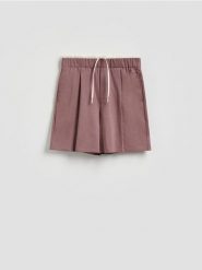 Szorty comfort z lyocellem - fioletowy. Fioletowe szorty męskie Reserved, l, bez wzorów, z dzianiny. Za 119.99 zł.
