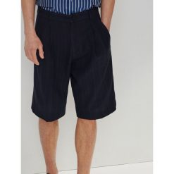 Szorty ze strukturalnej tkaniny - Granatowy. Szorty męskie marki Reserved. Za 159.99 zł.