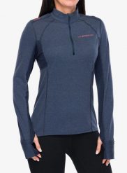 Bluza do biegania damska La Sportiva Swift Long Sleeve. Niebieskie bluzy damskie La Sportiva, s, bez wzorów, z materiału, bez kaptura. Za 362.99 zł.