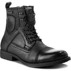 Kozaki KAZAR - Tadeu 15427-27-00 Black. Czarne kozaki męskie Kazar, z materiału. Za 549.00 zł.