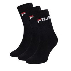 Skarpety długie Fila. Czarne skarpety męskie Fila, bez wzorów. Za 39.99 zł.
