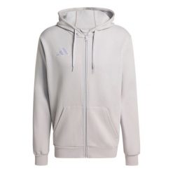 Męska bluza piłkarska adidas Entrada 26 Full Zip Hoody. Białe bluzy męskie Adidas, m, bez wzorów, z bawełny, bez kaptura. Za 146.99 zł.