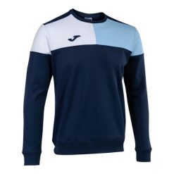 Bluza Joma Crew V. Niebieskie bluzy męskie Joma, m, bez wzorów, z dżerseju, bez kaptura. Za 162.50 zł.